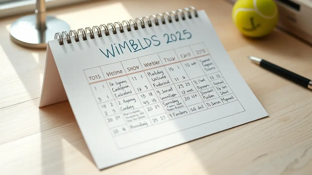 Opisyal nang inilabas ang iskedyul para sa Wimbledon 2025, na nagpapakita ng mahahalagang petsa at oras ng mga pangunahing laban.